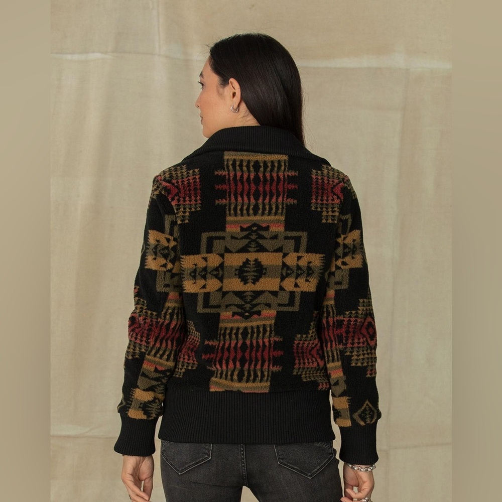 Pendleton FOXGLOVE FLEECE BOMBER JACKET - Size XL - Like New - Picture 7 of 16